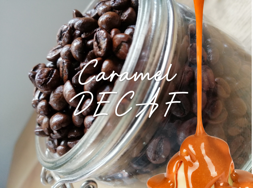DECAFFEINATED Caramel Flavoured Coffee